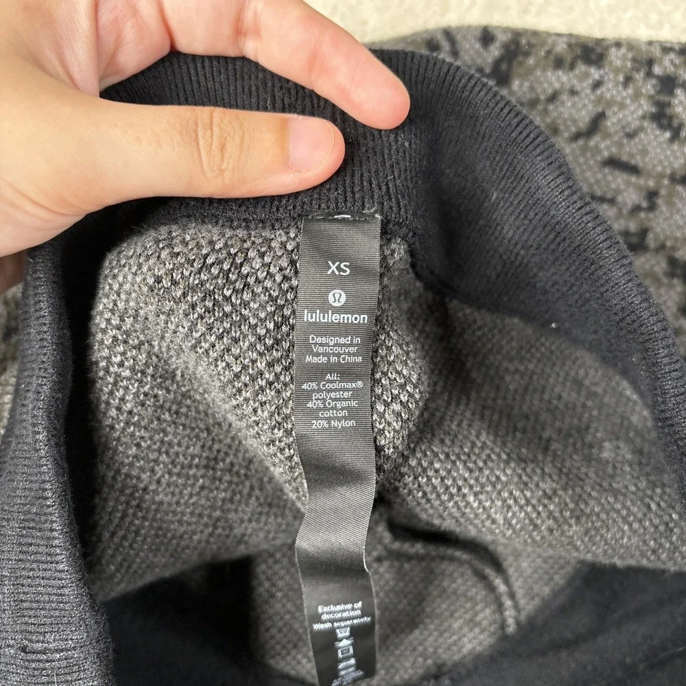 Lululemon Wind Down Joggers Pants Drawstring Athletic Gray‎ Black Men's XS